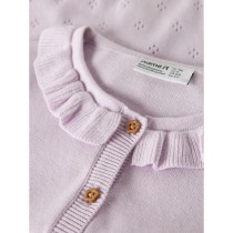 NAME IT Strik Cardigan Diame Lavender Fog